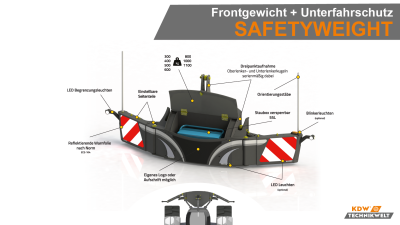 Tractorbumper Frontgewicht Safetyweight I KDW Technikwelt, Österreich