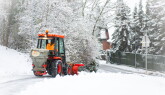 KDW WINTERSERVICE | SCHNEERÄUMUNG BEI WOHNHAUSANLAGE INKLUSIVE SALZSTREUUNG