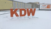 KDW Winterservice | KDW Winterzauber, verschneite Wiese inklusive Logo