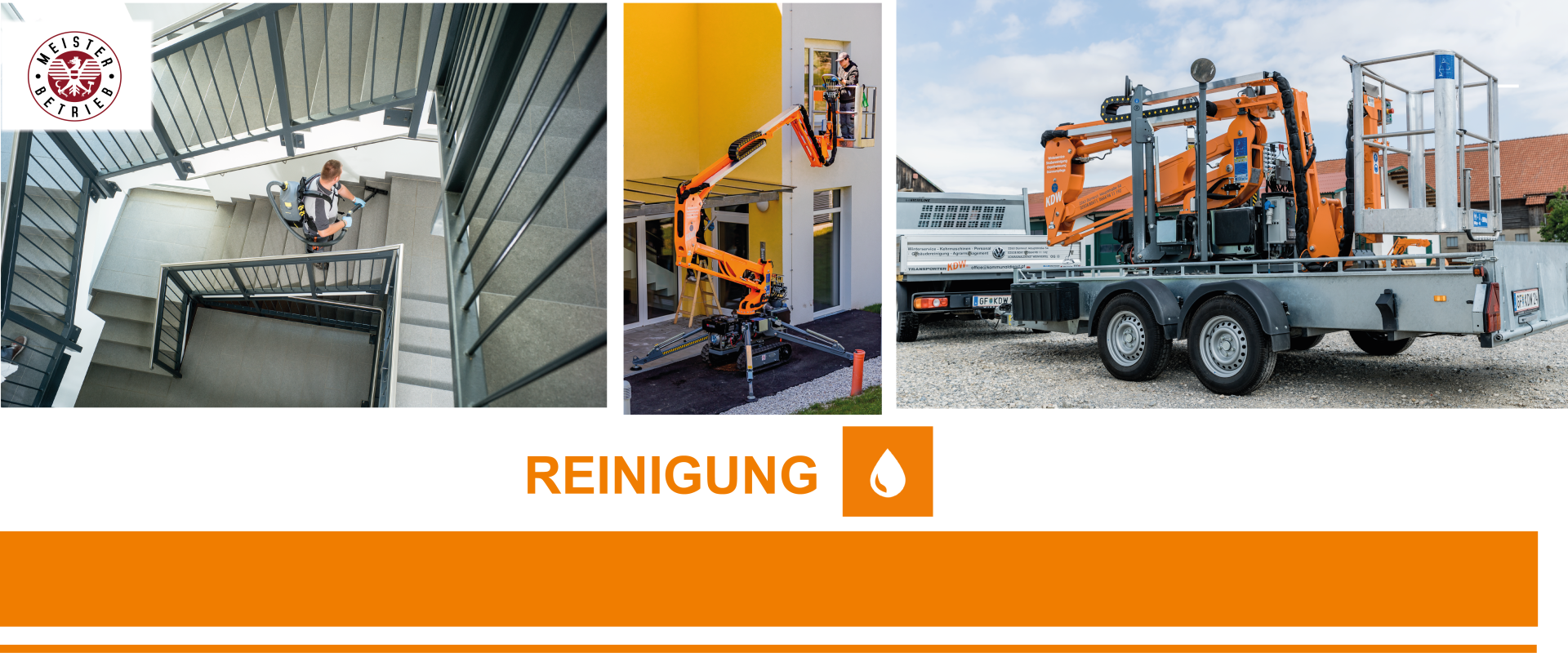 KDW Reinigung Hebebühne